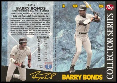 11 Barry Bonds